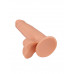 Фаллоимитатор на присоске телесного цвета - 16,5 см. Фаллоимитатор на присоске телесного цвета - 16,5 см.