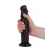 Чёрный фаллоимитатор без мошонки - 19,5 см. Чёрный фаллоимитатор без мошонки - 19,5 см.