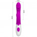Лиловый вибратор-кролик Andre с функцией волны в клиторальном отростке - 20,5 см. Лиловый вибратор-кролик Andre с функцией волны в клиторальном отростке - 20,5 см.
