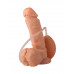Фаллоимитатор-реалистик на присоске с грушей - 16,5 см. Фаллоимитатор-реалистик на присоске с грушей - 16,5 см.