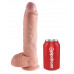 Большой фаллоимитатор с мошонкой 10 Cock with Balls на присоске - 25,4 см. Большой фаллоимитатор с мошонкой 10 Cock with Balls на присоске - 25,4 см.