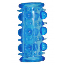 Голубая насадка с шипами и шишечками Bead Sleeve Голубая насадка с шипами и шишечками Bead Sleeve