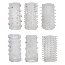 Набор из 6 насадок с шипиками Red Roses Набор из 6 насадок с шипиками Red Roses