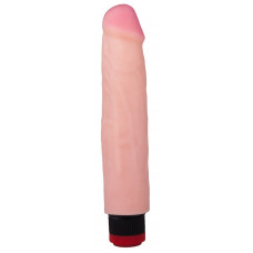 Реалистичный вибромассажер с встроенным пультом - 24,2 см. Реалистичный вибромассажер с встроенным пультом - 24,2 см.