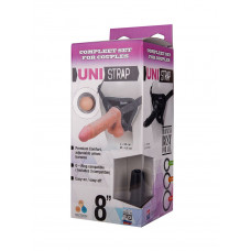 Комплект из трусиков Harness и двух насадок - 20 и 18 см. Комплект из трусиков Harness и двух насадок - 20 и 18 см.