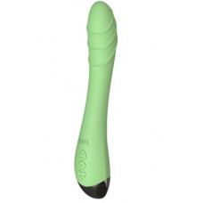 Салатовый изогнутый вибратор Altas - 21 см. Салатовый изогнутый вибратор Altas - 21 см.