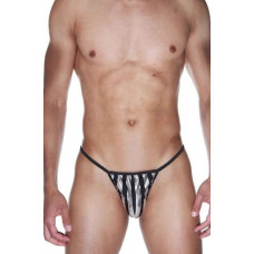 Мужские трусы-стринги в полосочку Мужские трусы-стринги в полосочку
