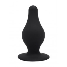 Черный анальный стимулятор DUAL DENSITY PLEASURE PLUG L - 10,2 см. Черный анальный стимулятор DUAL DENSITY PLEASURE PLUG L - 10,2 см.