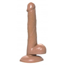 Коричневый фаллоимитатор-реалистик Delion - 20,5 см. Коричневый фаллоимитатор-реалистик Delion - 20,5 см.