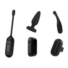Черный вибронабор из 5 предметов Черный вибронабор из 5 предметов