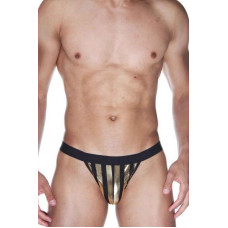 Мужские трусы-тонги в контрастную полоску Мужские трусы-тонги в контрастную полоску