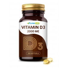 Пищевая добавка SuperCaps VITAMIN D3 2000 ME - 120 капсул Пищевая добавка SuperCaps VITAMIN D3 2000 ME - 120 капсул