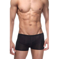 Черные низкие трусы-боксеры Черные низкие трусы-боксеры