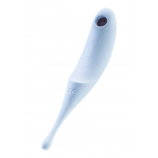 Голубой вакуум-волновой стимулятор клитора Satisfyer Twirling Pro Голубой вакуум-волновой стимулятор клитора Satisfyer Twirling Pro