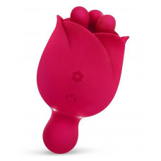 Малиновый клиторальный вибростимулятор-бутон - 10,6 см. Малиновый клиторальный вибростимулятор-бутон - 10,6 см.