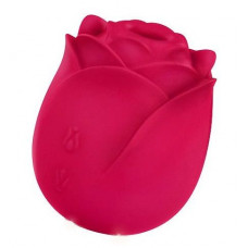 Малиновый вибростимулятор в форме бутона розы Малиновый вибростимулятор в форме бутона розы