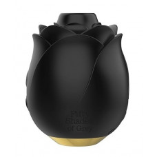 Черный клиторальный стимулятор Black Rose Silicone Clitoral Suction Черный клиторальный стимулятор Black Rose Silicone Clitoral Suction