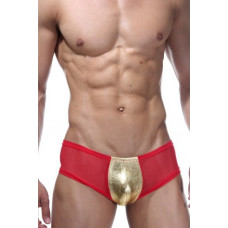 Сексуальные трусы-хипсы с золотистой вставкой Сексуальные трусы-хипсы с золотистой вставкой