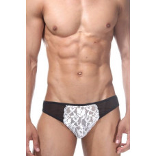 Черно-белые трусы-слипы Черно-белые трусы-слипы