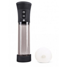 Черная автоматическая вакуумная помпа Pink Vibe с 2 уплотнительными кольцами Черная автоматическая вакуумная помпа Pink Vibe с 2 уплотнительными кольцами