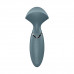 Серый вибромассажер Mini Wand-er - 16 см. Серый вибромассажер Mini Wand-er - 16 см.