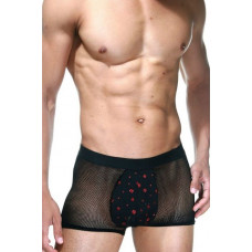 Черные сетчатые мужские боксеры Черные сетчатые мужские боксеры