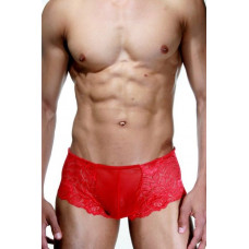 Красные кружевные трусы-хипсы Красные кружевные трусы-хипсы
