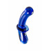 Синий двусторонний стеклянный фаллоимитатор Double Crystal - 19,5 см. Синий двусторонний стеклянный фаллоимитатор Double Crystal - 19,5 см.