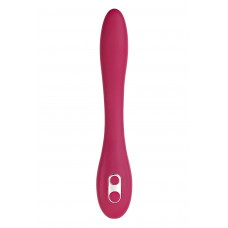 Бордовый многофункциональный вибратор Caberna Бордовый многофункциональный вибратор Caberna