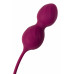Бордовые вагинальные шарики Moussy с вибрацией и пультом ДУ Бордовые вагинальные шарики Moussy с вибрацией и пультом ДУ