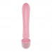 Розовый двусторонний вибромассажер Triple Lover - 23,7 см. Розовый двусторонний вибромассажер Triple Lover - 23,7 см.