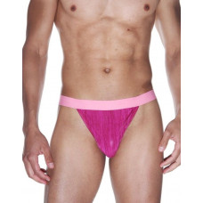 Ярко-розовые трусы-тонги на широком поясе Ярко-розовые трусы-тонги на широком поясе