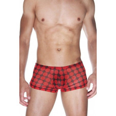 Мужские трусы-боксеры из полупрозрачной ткани в горох Мужские трусы-боксеры из полупрозрачной ткани в горох