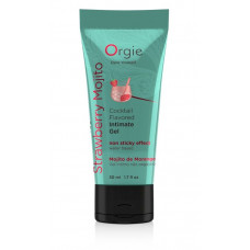 Съедобный интимный гель Orgie Lube Tube Cocktail Strawberry Mojito - 50 мл. Съедобный интимный гель Orgie Lube Tube Cocktail Strawberry Mojito - 50 мл.