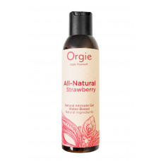 Интимный гель на водной основе All-Natural Strawberry с ароматом клубники - 150 мл. Интимный гель на водной основе All-Natural Strawberry с ароматом клубники - 150 мл.