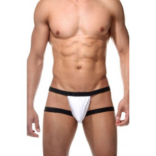 Бело-черные мужские трусы-джоки Бело-черные мужские трусы-джоки