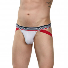 Мужские трусы-джоки с разноцветными резинками Мужские трусы-джоки с разноцветными резинками