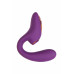 Фиолетовый вибромассажер с клиторальной стимуляцией Megam Фиолетовый вибромассажер с клиторальной стимуляцией Megam