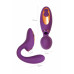 Фиолетовый вибромассажер с клиторальной стимуляцией Megam Фиолетовый вибромассажер с клиторальной стимуляцией Megam