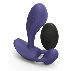 Темно-синий вибромассажер Witty P&G Vibrator with Remote Control Темно-синий вибромассажер Witty P&G Vibrator with Remote Control