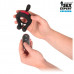 Черное эрекционное виброкольцо Sex Expert с пультом ДУ Черное эрекционное виброкольцо Sex Expert с пультом ДУ