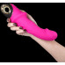 Ярко-розовый рельефный вибратор-реалистик - 22,5 см. Ярко-розовый рельефный вибратор-реалистик - 22,5 см.
