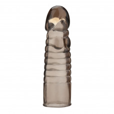 Дымчатая насадка-удлинитель Ribbed Realistic Penis Enhancing Sleeve Extension - 15,2 см. Дымчатая насадка-удлинитель Ribbed Realistic Penis Enhancing Sleeve Extension - 15,2 см.