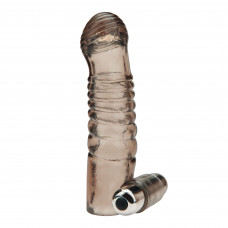Дымчатая насадка на пенис с вибрацией Vibrating Penis Enhancing Sleeve Extension - 13,3 см. Дымчатая насадка на пенис с вибрацией Vibrating Penis Enhancing Sleeve Extension - 13,3 см.