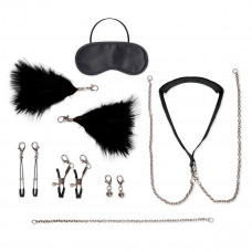 Большой эротический набор из 12 предметов Interchangeable Collar & Nipple Clips Set Большой эротический набор из 12 предметов Interchangeable Collar & Nipple Clips Set