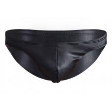 Черные эффектные мужские трусы-слипы Черные эффектные мужские трусы-слипы