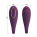 Фиолетовый вибратор для двоих August Фиолетовый вибратор для двоих August