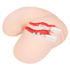 Мастурбатор-полуторс с двойным слоем материала и вибрацией Maria Onahole Real Vagina Мастурбатор-полуторс с двойным слоем материала и вибрацией Maria Onahole Real Vagina