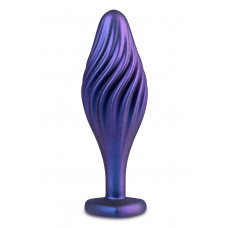 Фиолетовая анальная пробка с кристаллом-сердцем Matrix Swirling Bling Plug - 11,4 см. Фиолетовая анальная пробка с кристаллом-сердцем Matrix Swirling Bling Plug - 11,4 см.