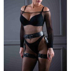 Кожаный пояс с гартерами Sex Game Кожаный пояс с гартерами Sex Game